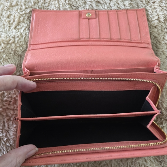 Balenciaga City Long Wallet. Salmon Pink VGUC - Picture 5 of 16